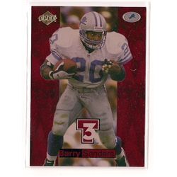 1998 Collector's Edge T3 Triple Threat Barry Sanders Insert Card #8