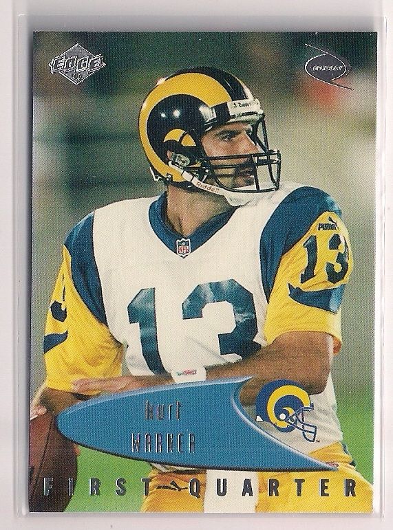 1999 Collector's Edge Odyssey First Quarter Kurt Warner Rookie Card 123
