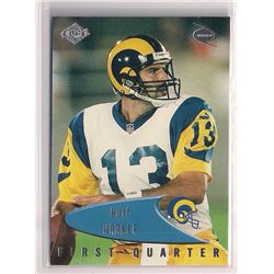 1999 Collector's Edge Odyssey First Quarter Kurt Warner Rookie Card #123