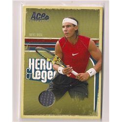 2006 ACE Heroes & Legends Rafael Nadal Match-Worn Material Card