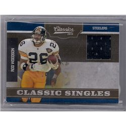 2010 Classics Classic Singles Rod Woodson Game-Worn Jersey Card-#/299!