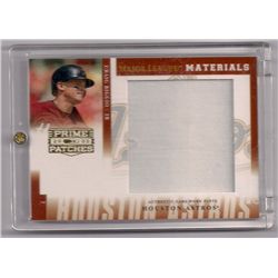 2005 Prime Patches Major League Materials Craig Biggio Game-Worn Pants Insert Card