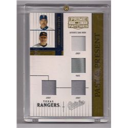 2005 Prime Patches Rafael Palmeiro Quad Game-Used Relic Insert Card-#/150!