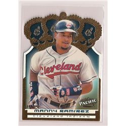 1999 Pacific Gold Crown Die-Cuts Manny Ramirez Die-Cut Insert Card