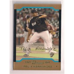 2004 Bowman Draft Gold Felix Hernandez Rookie Card #BDP150