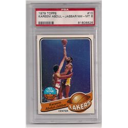 1979-80 Topps Kareem Abdul-Jabbar Card #10-Graded NM-MT!