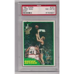 1981-82 Topps Larry Bird card #101-Graded NM-MT!