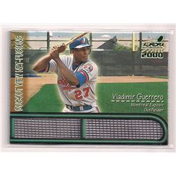 2000 Aurora Dugout View Net-Fusions Vladimir Guerrero Die-Cut Insert Card