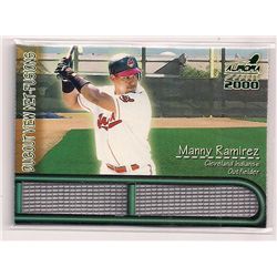 2000 Aurora Dugout View Net-Fusions Manny Ramirez Die-Cut Insert Card