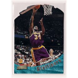 1998-99 Stadium Club Staliners Shaquille O'Neal Die-Cut Insert Card
