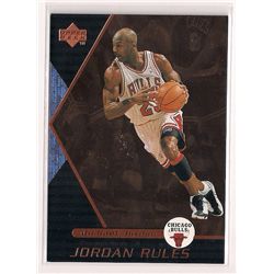 1998-99 Upper Deck Ovation Jordan Rules Michael Jordan Insert Card #J5