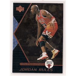 1998-99 Upper Deck Ovation Jordan Rules Michael Jordan Insert Card #J4