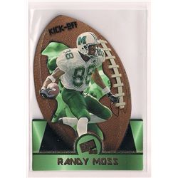 1998 Press Pass Kick-Off Randy Moss Die-Cut Rookie Insert Card