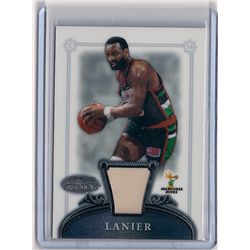 2007-08 Bowman Sterling Bob Lanier Game-Worn Materials Card
