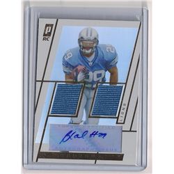 2006 Topps Paradigm Brian Calhoun Autographed Dual Rookie Relic Card-#/50!