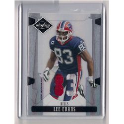 2008 Leaf Limited Lee Evans Dual Game-Worn Jersey Card-#/83!