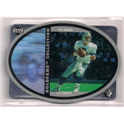 1996 SPx Holofame Troy Aikman Die-Cut Insert Card
