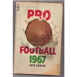 Pro Football 1967 Yearbook by Jack Zanger