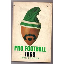 1969 Pro Football Yearbook by Jack Zanger