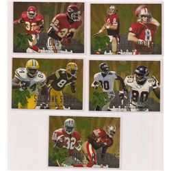 Lot of (5) 1994 Ultra Touchdown Kings Insert Cards