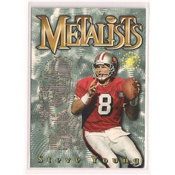 1995 Topps Stadium Club Metalists Steve Young Insert Card