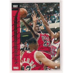 1993-94 Upper Deck Michael Jordan/Wilt Chamberlain Card #SP3