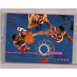 1993-94 Stadium Club Super Team Division Winner Atlanta Hawks Team Set