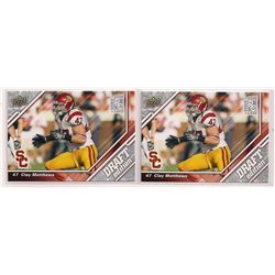Lot of (2) 2009 Upper Deck Draft Edition Clay Matthews Rookie Cards #101