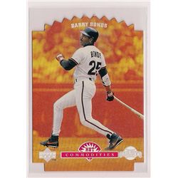 1996 Upper Deck Hot Commodities Barry Bonds Die-Cut Insert Card