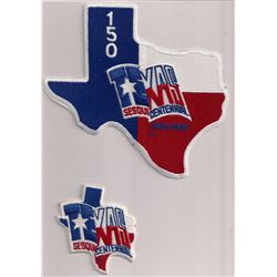 Lot of (5) different Texas Sesquicentennial Celebration Patches