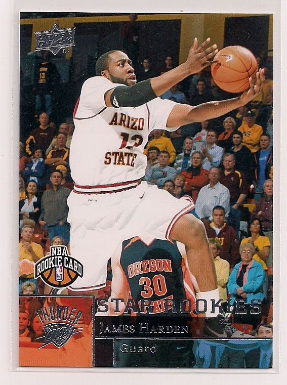 200910 Upper Deck James Harden Rookie Card 227