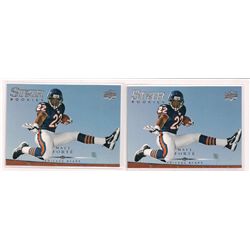 Lot of (2) 2008 Upper Deck Matt Forte Star Rookie Cards
