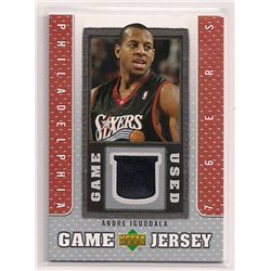 2007-08 Upper Deck Game Jersey Andre Iguodala Game-Used Jersey Insert Card