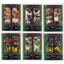 Lot of (6) 2009 Bowman All-Star Alumni Combo Insert Cards