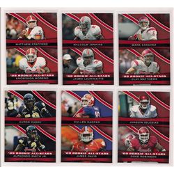 Lot of (6) 2009 Bowman Rookie All-Stars Combo Insert Cards
