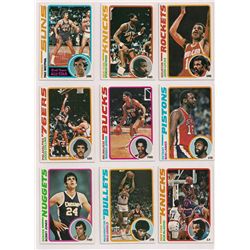 Lot of (18) 1978-79 Topps NBA Star Cards