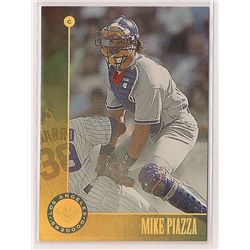 1996 Leaf Gold Press Proof Mike Piazza Parallel Card #200