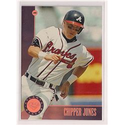 1996 Leaf Bronze Press Proof Chipper Jones Parallel Card #28
