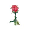 Image 2 : Delicate Faberge Inspired Red Rose Jewelry Box