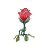Image 3 : Delicate Faberge Inspired Red Rose Jewelry Box