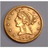 Image 1 : 1894 $5 GOLD LIBERTY