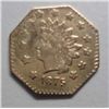 Image 1 : 1875 $1 California Gold Breen Gillio 1127 R4 XF Light Scuff Obverse