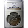 Image 1 : 1877 TRADE DOLLAR NGC MS60, VERY NICE