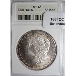 1884CC Morgan $  ANACS65