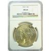 Image 1 : 1927 Peace $  NGC63