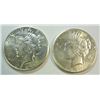 Image 1 : 2   1927 Peace $  nice AU coins