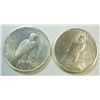 Image 2 : 2   1927 Peace $  nice AU coins