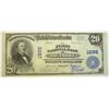 Image 1 : 1902 $20   National Currency  Sycamore IL F/VF but pinholed left and right