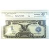 Image 1 : 1899  $1   silver certificate  CGA65 GEM