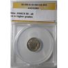 Image 4 : 1910 Barber dime  ANACS 50